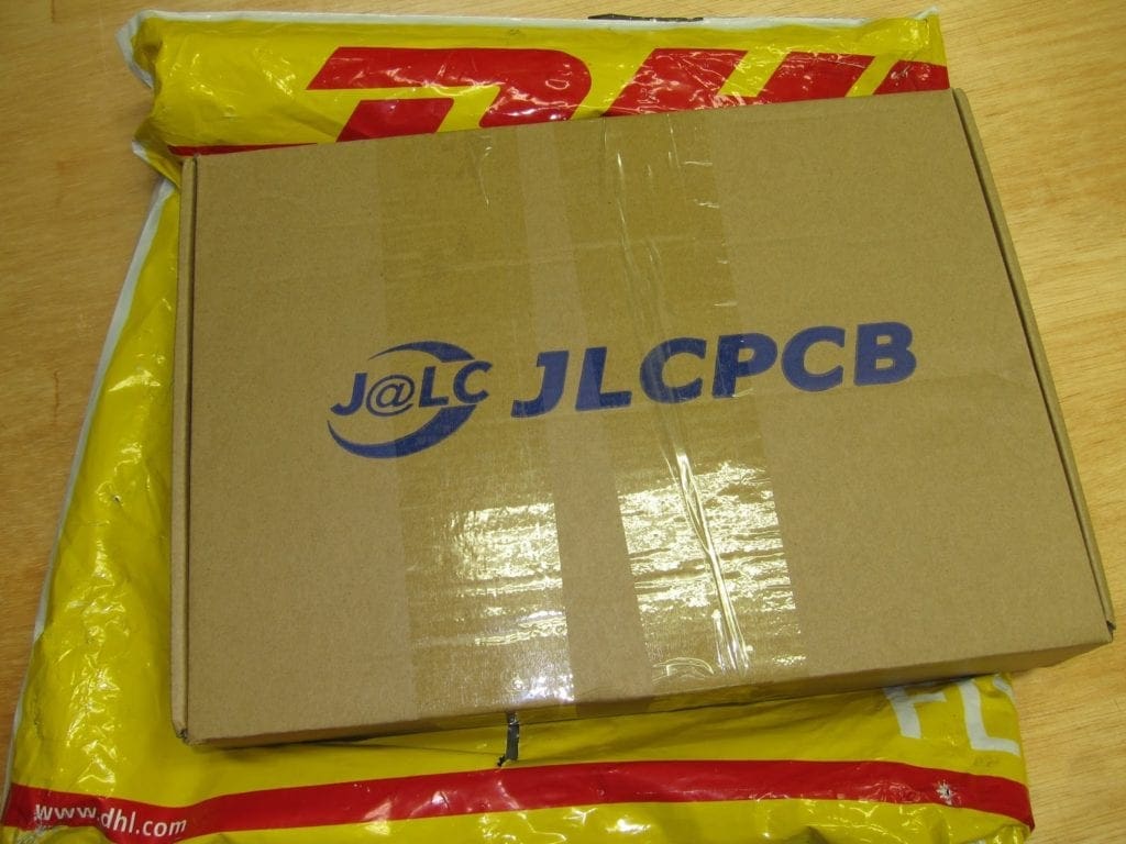 JLCPCB Package before Opening