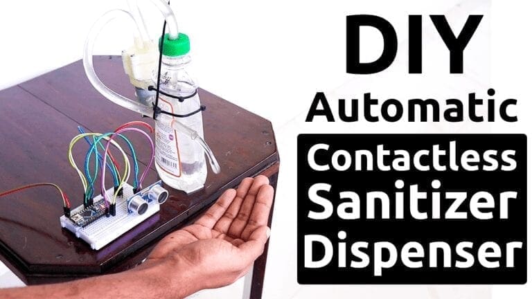 Automatic Hand Sanitizer Dispenser using Arduino | DIY Contactless Hand Sanitizer