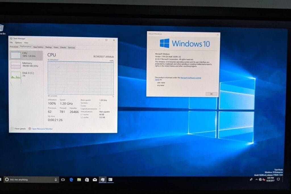 Windows on Raspberry Pi 4