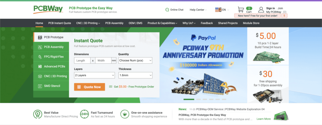 PCBWay PCB Manufacturing Company